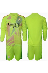 Real Madrid Keeper Babyklær Tredje Fotballdrakt til barn 2024-25 Lange ermer (+ Korte bukser)